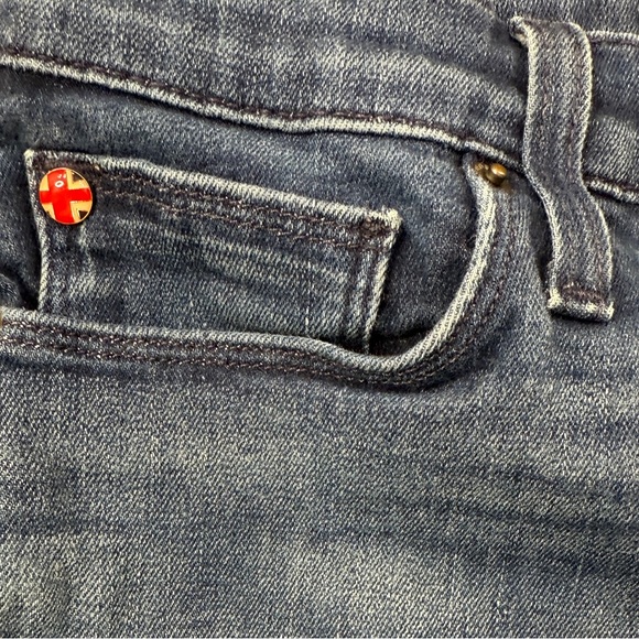 Hudson Natalie Super Skinny Deep Blue Jeans - Picture 5 of 7